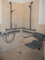 Shower facilities