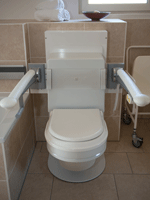 rise-fall toilet
